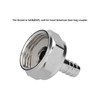 Stainless Steel Beer Keg Coupler Connector Fitting Beer Line Connector