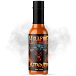 Buffalo Hell Hot Sauce- Spicy Wing Sauce, New 2025 Hot Sauce for Wings, Burgers, Sandwiches, and Dips (Buffalo Hell)