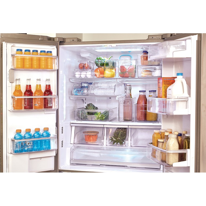 InterDesign Fridge/Freeze Binz Envase para Huevos, huevera de plástico Grande