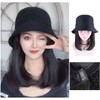 Airimori Women's Hat Wig, Neck Wig, Hat with Hair, Bucket