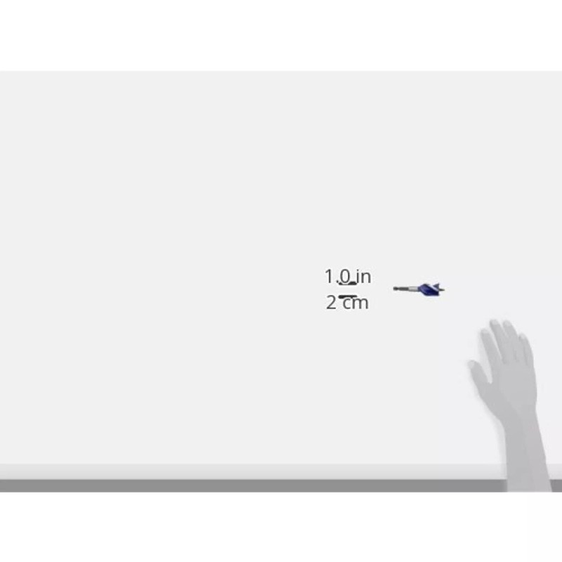 IRWIN SPEEDBOR Tri Flute Wood Drill Bit 1" X 4"