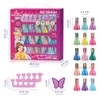 MAKEUPERIA Set de Esmaltes Infantiles de Princesas a Base de