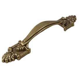 GlideRite Hardware 4116-AB-50 3.5 inch Cc Antique Brass Deco Cabinet Pull 50 Pack