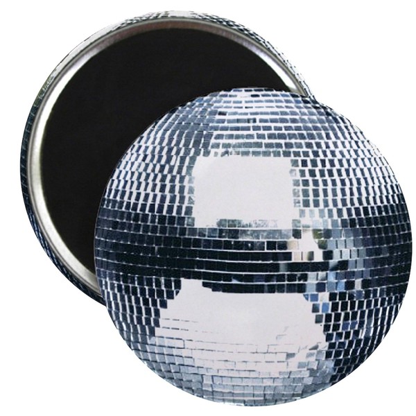 CafePress Disco Ball Magnets 2.25" Round Magnet, Refrigerator Magnet