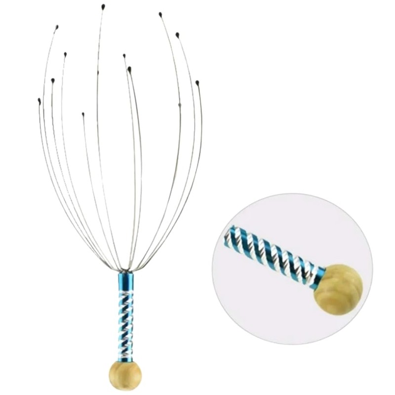 Head Massager – Handheld Scalp Scratcher Tingler for Stress Relief