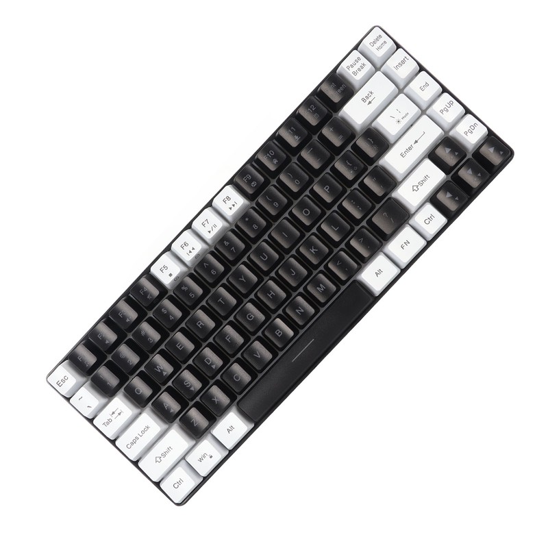 Gaming Keyboard Type C 84 Keys RGB Backlit Ergonomically Curved