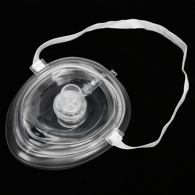 Pocket Resuscitator OneWay Valve Breathing Emergency Artificial CPR Rescue Face