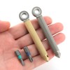 Manual Magnetic Modular Screwdriver with Replaceable Flathead and Crosshead Screwdriver