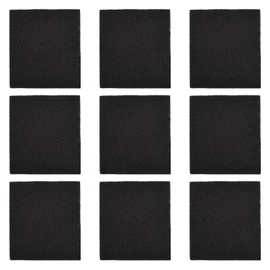 Pack of 9 Carbon Filter, Cat Litter Tray, Carbon Filter, Highly Absorbent Cat Litter Boxes, Activated, Replacement Filter, Carbon Odour Filter, Activated Carbon Filter, for Odour Control