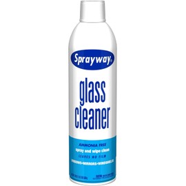 Sprayway Glass Cleaner with Foaming Spray for a Streak-Free Shine for Home and Automotive Use, 19 oz., Pack of 6