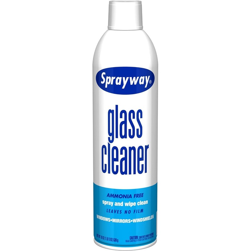 Sprayway Glass Cleaner with Foaming Spray for a Streak-Free Shine