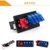 VEHITO Carbon Ignition Switch Panel Car Racing SwitchPanel with LED