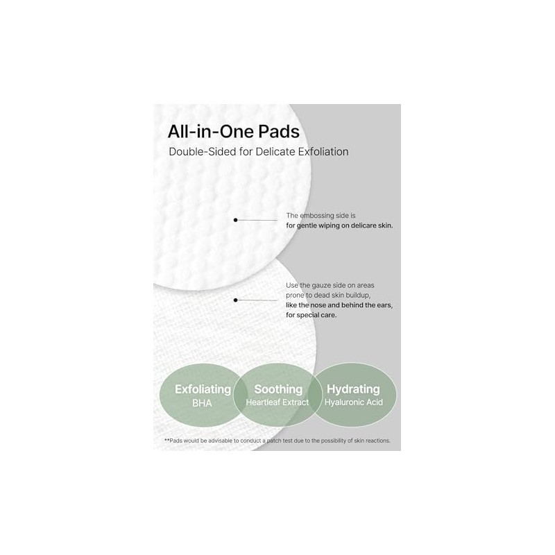 celimax Ji.Woo.Gae Heartleaf BHA Peeling Pad, 60 Pads