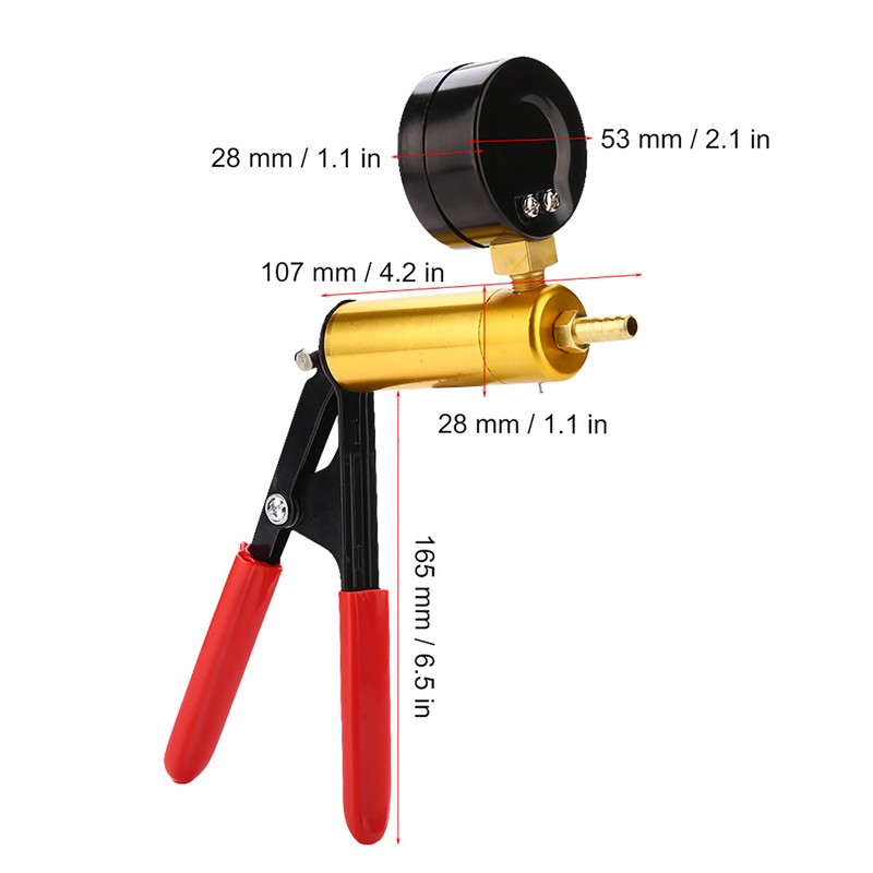 Brake Bleeder Vacuum Pump Vacuum Tester Brake Bleeding Tool Kit