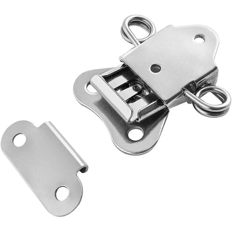 QWORK 4 Pack Heavy Duty Stainless Steel Clamp Vise High