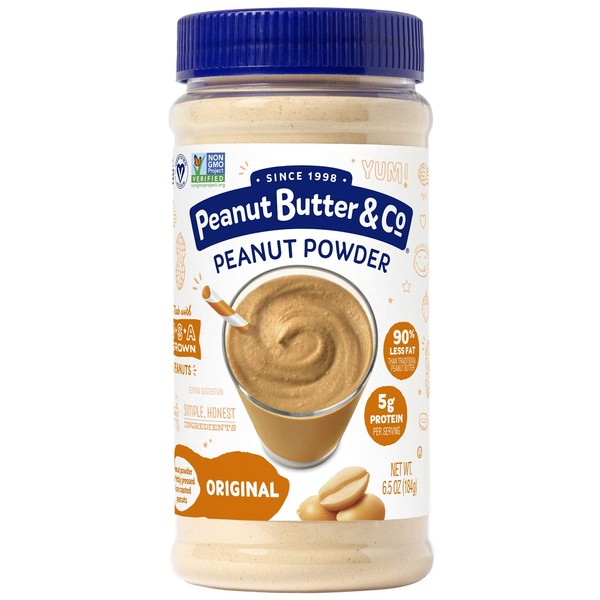 Peanut Butter & Co. Original Peanut Powder, Non-GMO Project Verified, Gluten Free, Vegan, 6.5 oz Jar
