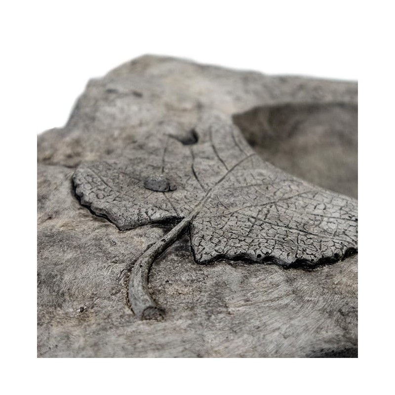 Athens Slate Leaf Bird Bath or Feeder, Pre Aged