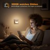 JandCase Night Light Socket Motion Sensor Pack of 2 LED