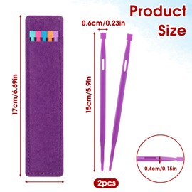 2pcs That Purple Thang Sewing Tools, Quilting Supplies for Sewing Kit Projects, Multifunctional Sewing Accessories and Supplies for Sewing Craft Projects Use