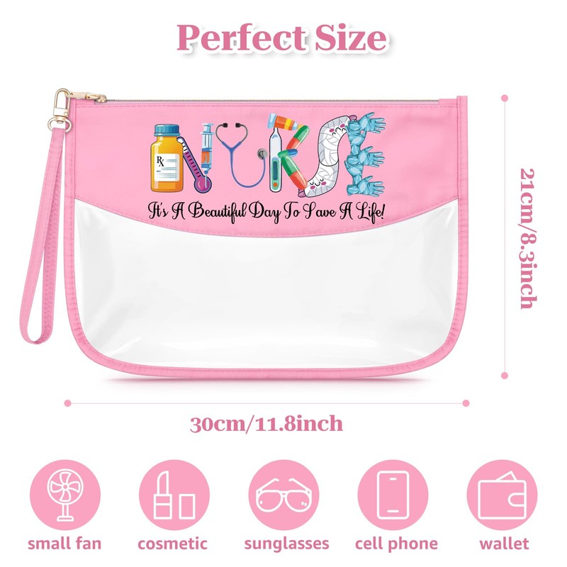 Nurse Appreciation Gifts Makeup Bag for Women Funny Nursing Graduation