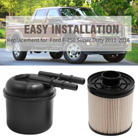 6.7L V8 Diesel Micron Fuel Filter Water Separator Kit Replacement for Ford F-250 F-350 F-450 F-550 Super Duty 2011 2012 2013 2014 2015 2016 Replace FD-4615 BC3Z9N184B