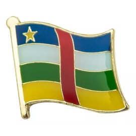 PatchesOhoul Central African Republic Flag Lapel Pin - 5/8" x 5/8"