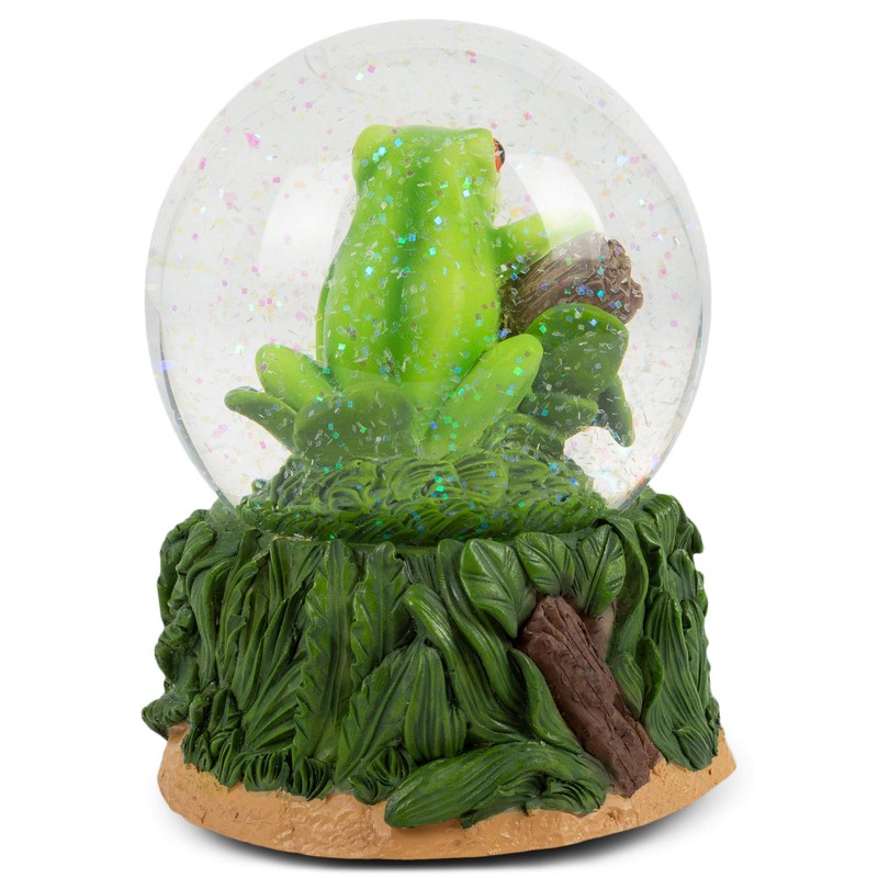 Elanze Designs Playful Green Tree Frog Tabletop Figurine Forest Hopping