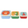 Rex London Children's Reusable BPA Free Snack Boxes (Set of