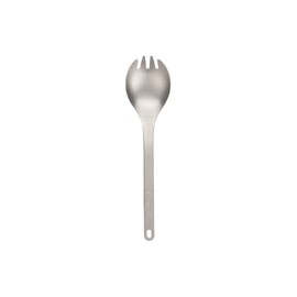 Snow Peak SCT-004 Titanium Spork, Lightweight, Compact for Camping/Backpacking, Eco-Friendly, Daily Use, Lifetime Product Guarantee, Silver