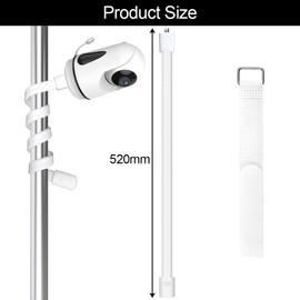 GHEART Baby Monitor Holder, Universal Baby Monitor Holder, Security Camera Surveillance Camera Mount, 1/4 Screw Camera Stand, Baby Monitor Camera Mount Stand, White