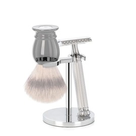 MÜHLE Universal Stand for Razors & Shaving Brushes | Shave Accessory | Chrome Modern Design