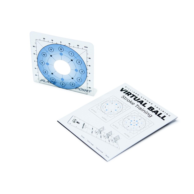 3pcs Virtual Ball Replacement Cards (with Holes) | Cue Stroke
