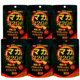 ユウキ製薬 SP マカ3200 6個セット 120-180日分 亜鉛 高麗人参 ムイラプアマ茎 黒ショウガ セレン ビタミン