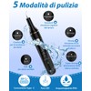 Lullu 14 Kit Pulizia Denti Cane, Ablatore Tartaro Ultrasuoni Cani