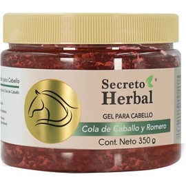 Secreto Herbal Gel Fijador para el Cabello con Cola de Caballo y Romero 350 Gr