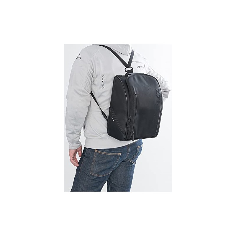 Tanax MOTOFIZZ Motorcycle Seat Bag Optional Shoulder Belt MP-340 Black