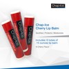 Chap-Ice Cherry Flavored Lip Balm with SPF 4 – Soothing,