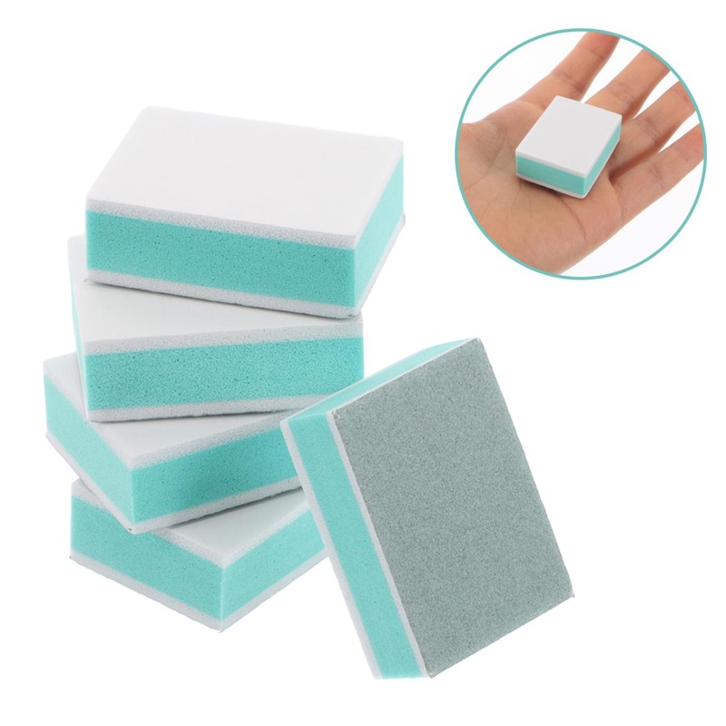 WOONEKY 50pcs Nail Buffer Block Fine Grit Mini Nail Buffer