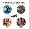 52PCS Rubber Lined P Clips, Stainless Steel Rubber Hose Pipe