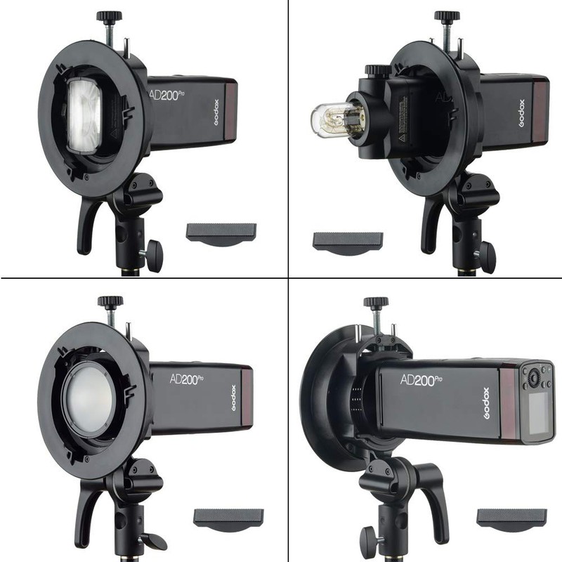 Godox S2 Bracket S-Type Speedlite Bowens Mount Holder for Godox