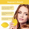 YAFIYGI Lemon Makeup Sponge Yellow Beauty Blender Cute Weird Extra