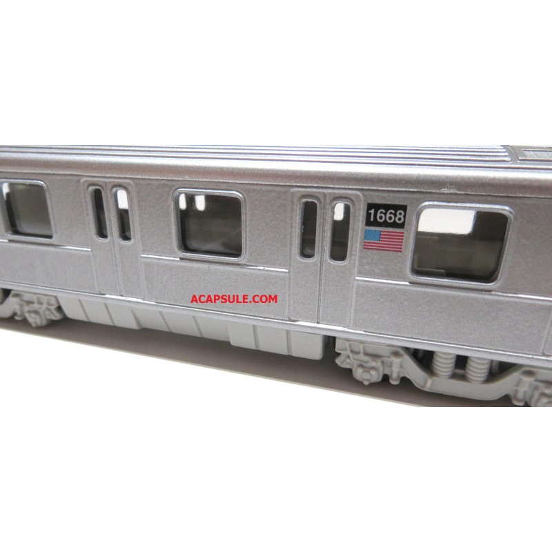 Action New York City Diecast Subway Pullback Toy 7 Inches