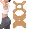 CAVLA 12pcs Precut Kinesiology Tape for Knees,Breathable Precut Sports Athletic