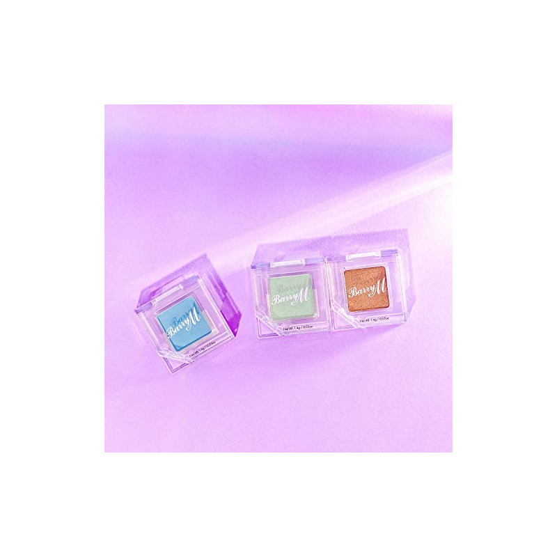 Barry M Cosmetics Clickable Single yellow Shimmer Eyeshadow Palette, Stranger