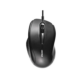 Buffalo BSMRU21BKZ Wired IR LED Mouse, 3 Buttons, Black