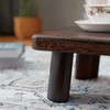 GZQWDC Japanese Style Wood Convertible Low Table - Multifunctional Meditation