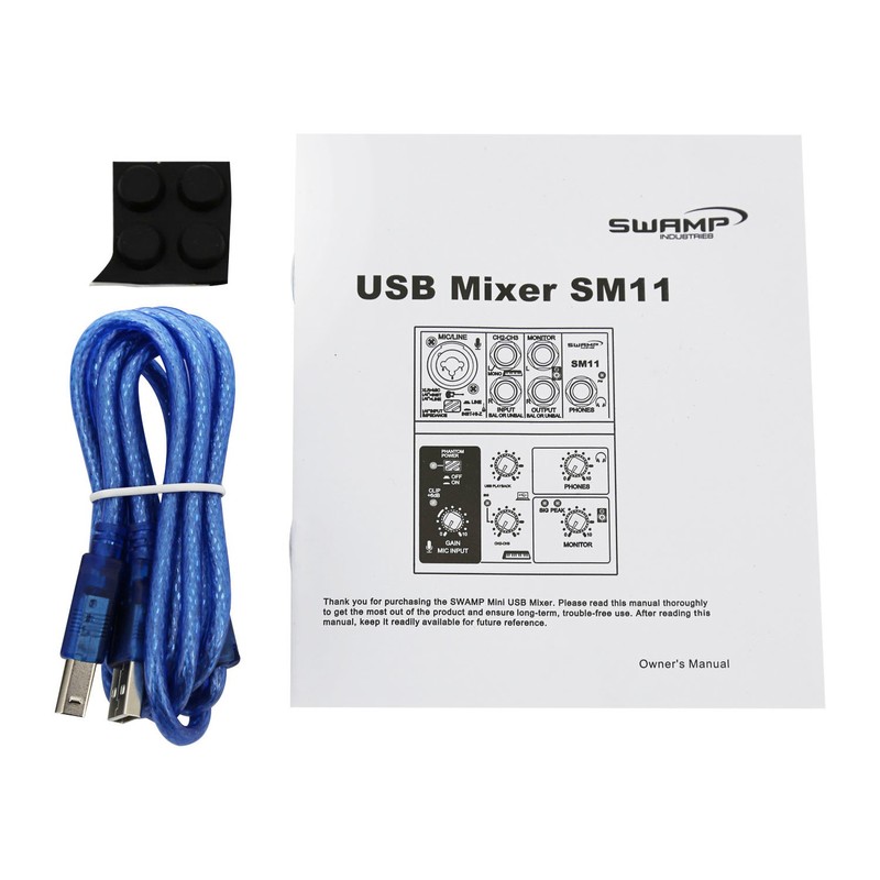 SWAMP 3 Channel Mixer Audio Interface - 1 Mic Preamp