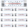 9 Pcs Freezer Kitchen Thermometer Refrigerator Thermometer Fridge Thermometer Freezer