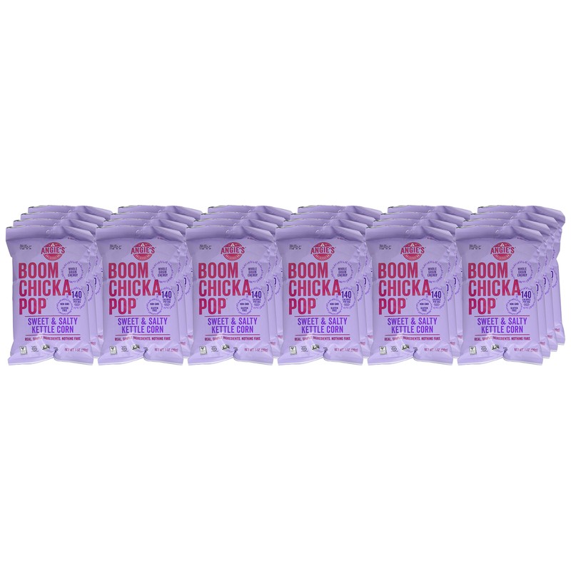 Angie's BOOMCHICKAPOP Sweet & Salty Kettle Corn Popcorn, 1 oz.