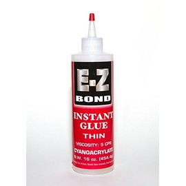 EZ Bond Cyanocrylate Super Glue - 16 OZ - 05 CPS - Strongest bond on Market